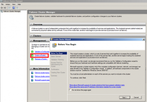 Windows 2008 Cluster