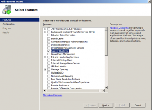 Windows 2008 Cluster